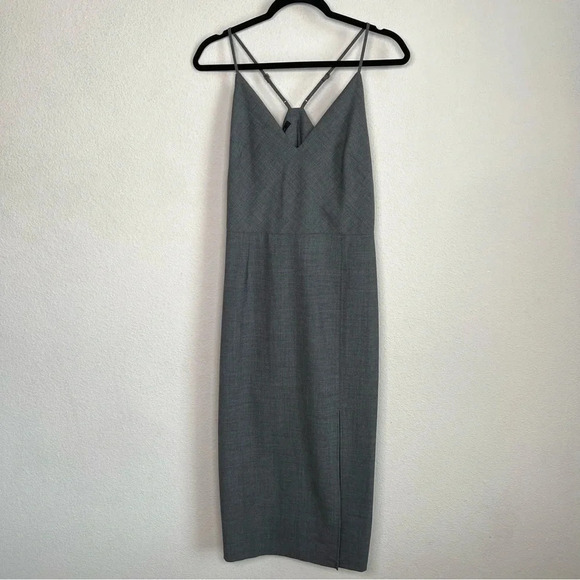 Epoque Evolution Wool Blend Gray Cami Tank Dress Size Small - Picture 6 of 9
